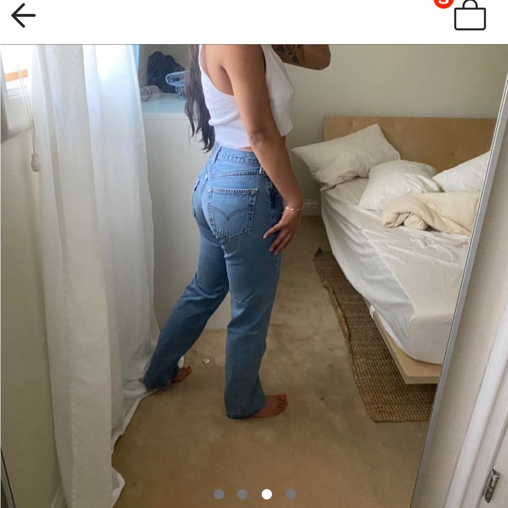 Vintage Levi’s 501, medium wash